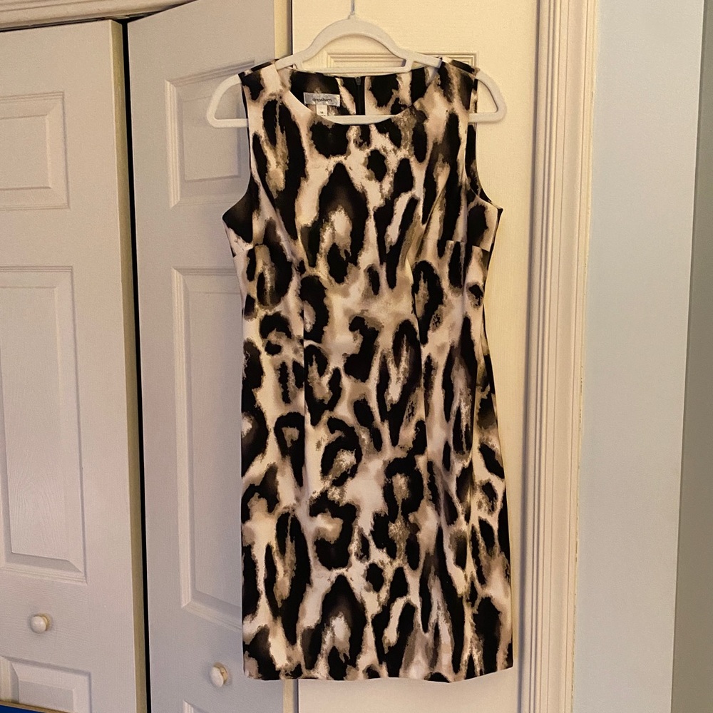 Sleeveless Dress, Animal Print
